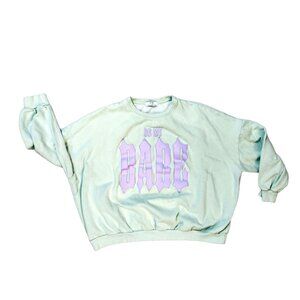 Bershka BE MY BABE Sweatshirt - Medium